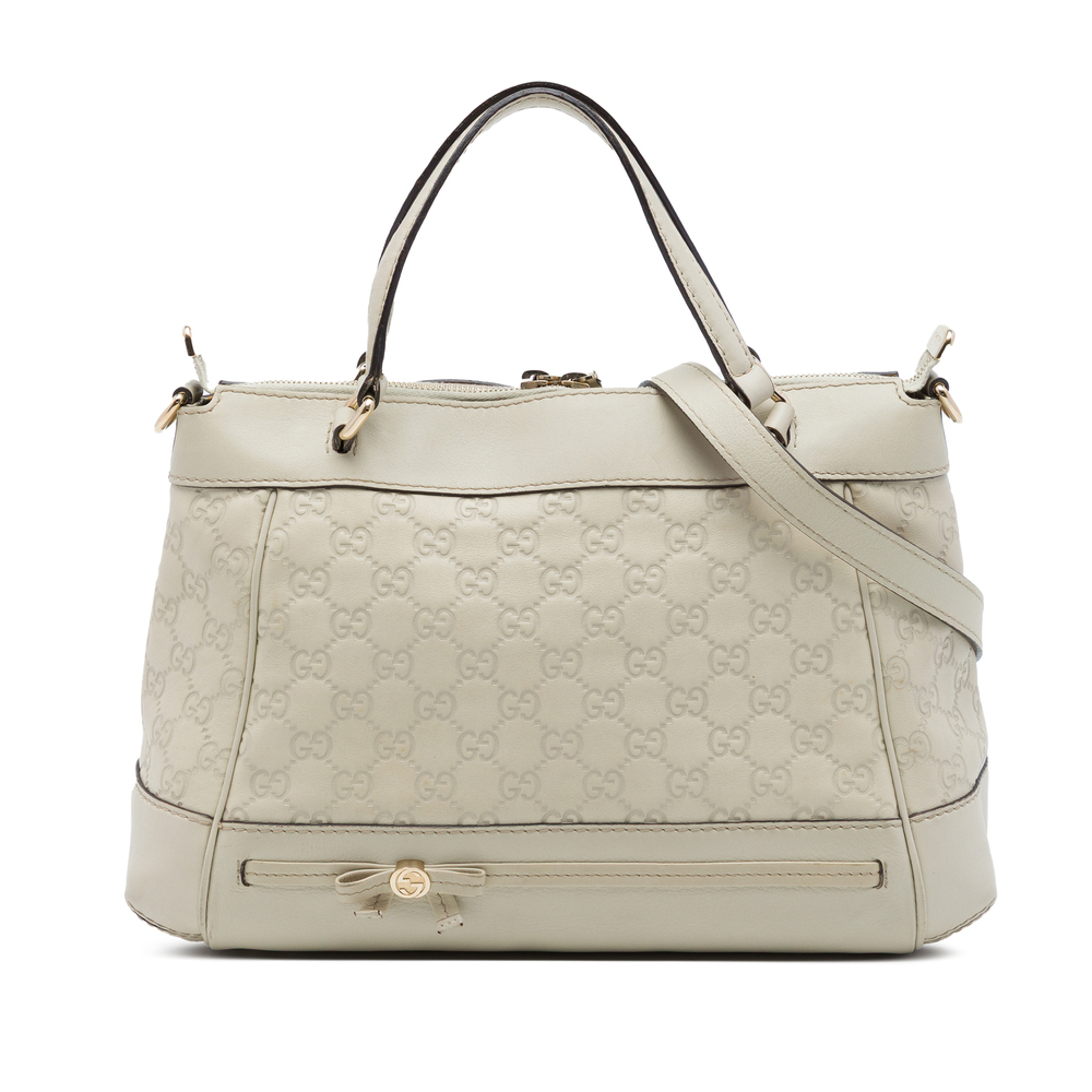 Pre-Loved Gucci Guccissima Mayfair Satchel